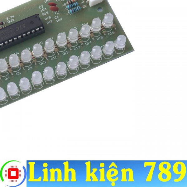 Mạch LED nháy theo nhạc V3 2 kênh 32LED